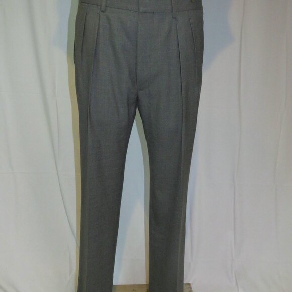 Tom Ford Gray Hopsack Current Silk Blend Peak Lapel Two Button Suit 44R - Picture 13 of 16